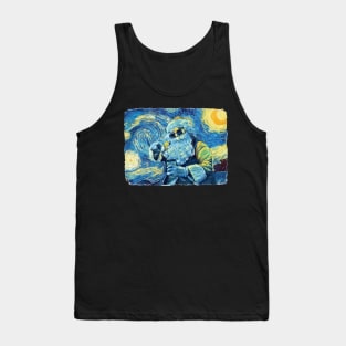 Christmas Van Gogh Style Tank Top